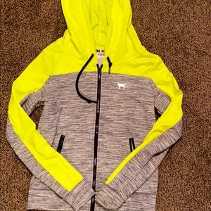 PINK zip up sweatshirt